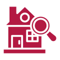 Home search graphic illustration